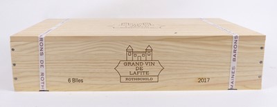 Lot 1089 - Chateau Lafite Rothschlid 2017 Pauillac, 6...