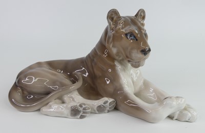 Lot 27 - A large Royal Copenhagen porcelain model of a...