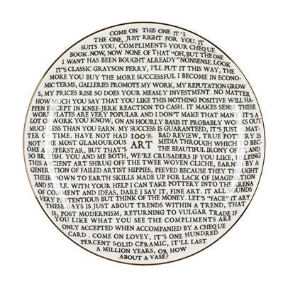 Lot 40 - Grayson Perry (b.1960) - 100% Art, a porcelain...