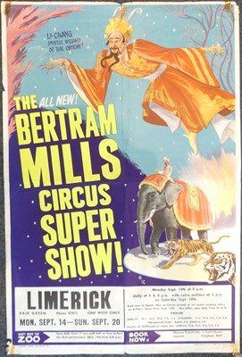 Lot 187 - Bertram Mills Circus - a vintage colour...