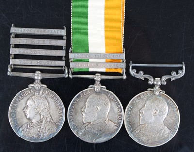 Lot 3002 - A Boer War pair to include a Queen's South...