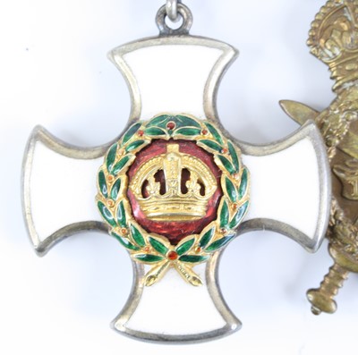 Lot 3016 - A Gallantry group of nine medals to include...