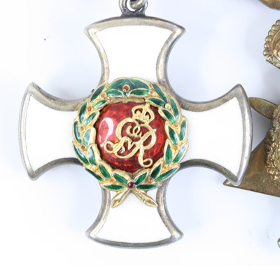 Lot 3016 - A Gallantry group of nine medals to include...