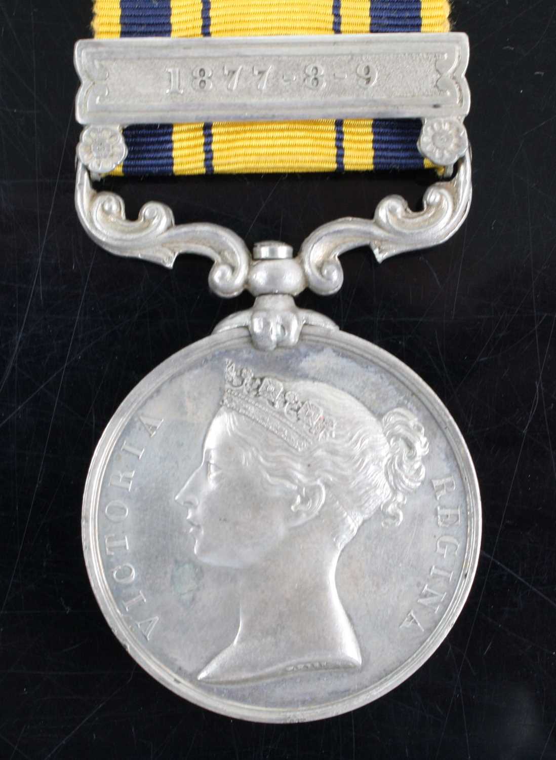 Lot 3045 - A South Africa Medal (1877-79) with 1877-8-9...