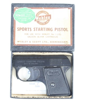 Lot 3483 - A Webley Sports Starting Pistol, for use with...