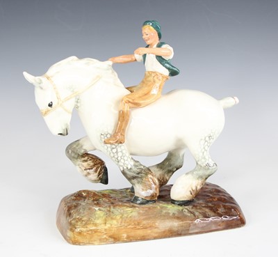 Lot 26 - A Royal Doulton figure group 'The Farmers Boy',...