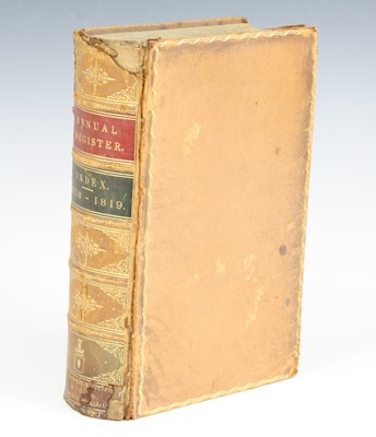 Lot 2022 - The Annual Register, or A View of the History,...