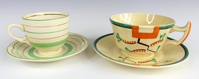Lot 7 - A 1930s Clarice Cliff 'Ravel Orange' pattern...