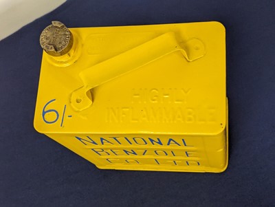 Lot 4029 - A National Benzole Co. Ltd 2-gallon petrol can...