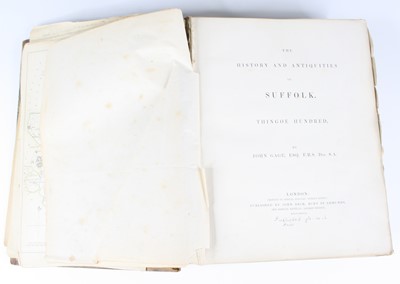 Lot 2032 - Gage, John: The History and Antiquities of...