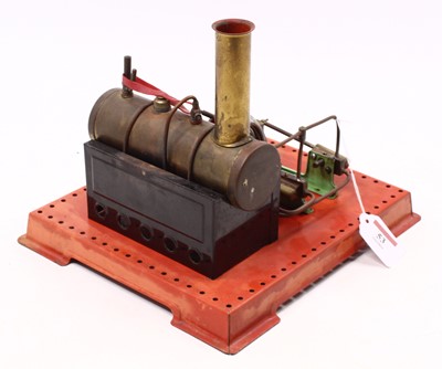 Lot 53 - Mamod SE3 live steam plant comprising of...