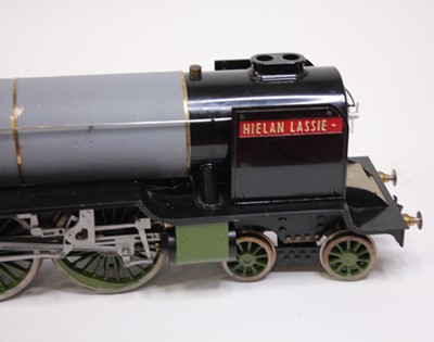 Lot 58 - Part Finished 3.5 inch gauge "Hielan" Lassie...