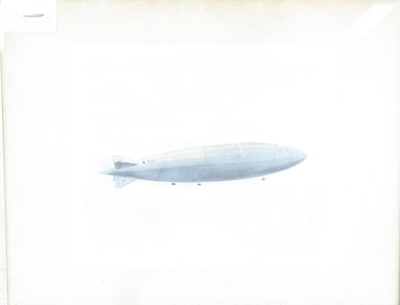 Lot 3284 - A print depicting the Airship R.101, with Cope'...