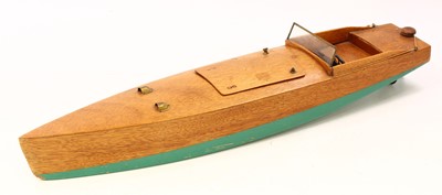 Lot 1938 - A Bassett Lowke style wooden electrically...