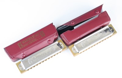 Lot 674 - An M. Hohner German Super Chromonica 270...