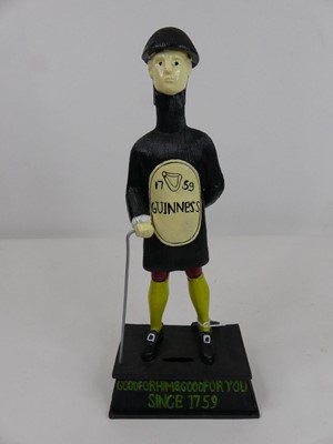 Lot 48 - A novelty painted metal moneybox, h.35cm