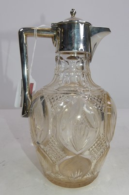 Lot 287 - A Mappin & Webb silver mounted cut glass...