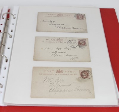 Lot 512 - An album of primarily Victorian red penny covers