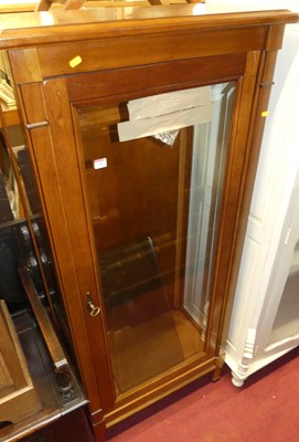Lot 1240 - A contemporary French joined cherrywood single...