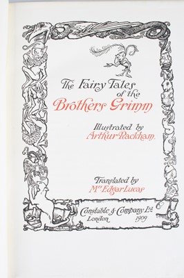 Lot 2017 - Rackham, Arthur (illus): The Fairy Tales of...