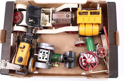 Lot 15 - A group of four various steam engines to...