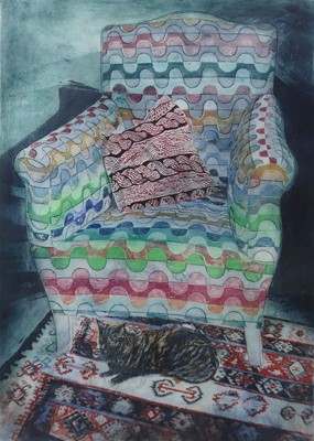 Lot 1226 - Richard Bawden (1936-2024) - The Armchair,...