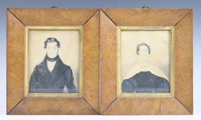 Lot 1194 - Mid-19th century English school - Pair;...