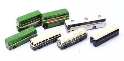 Lot 2105 - A collection of seven various white metal kit...