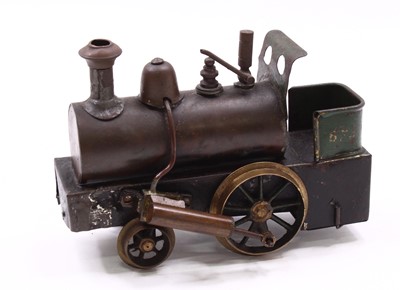 Lot 24 - A Dribbler-type live steam-powered brass...