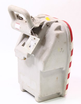 Lot 98 - A modern issue railway buffer stop lamp in...