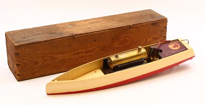 Lot 42 - A Bowman models steam launch "Swallow". The...