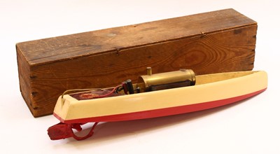 Lot 42 - A Bowman models steam launch "Swallow". The...
