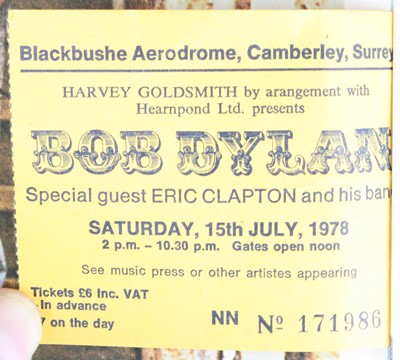 Lot 715 - A collection of five concert/tour programmes...