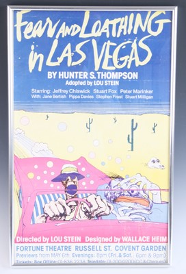 Lot 755 - Fear and Loathing in Las Vegas, a poster for...