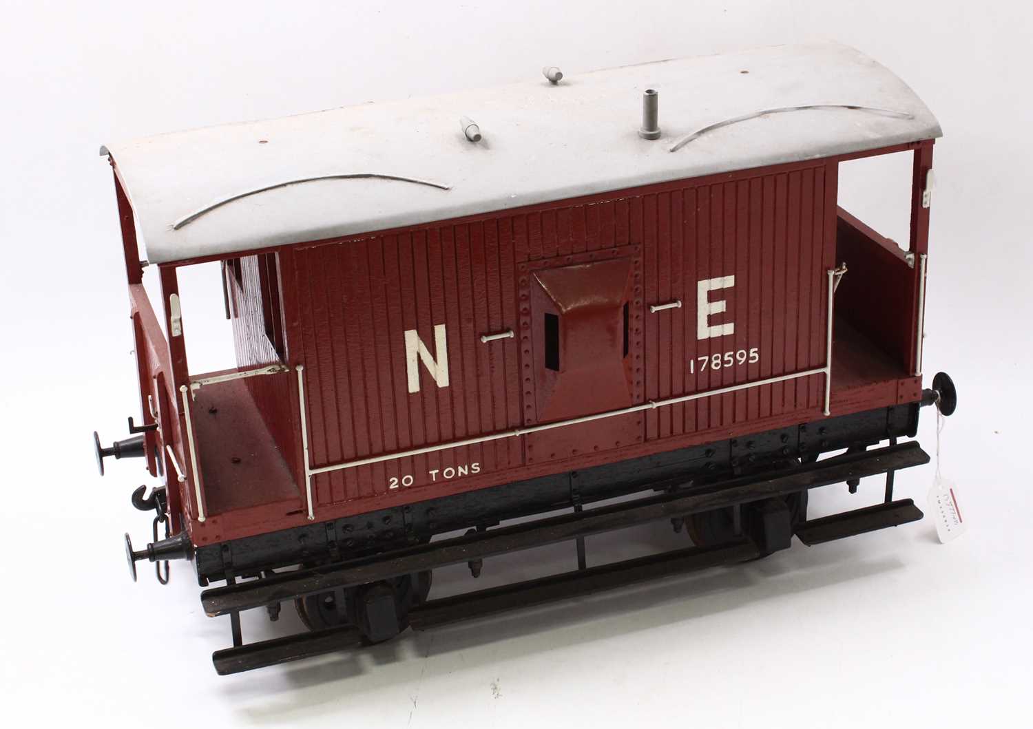 Lot 51 - A 5-inch gauge North Eastern guards van in NE...
