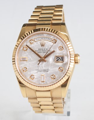 Lot 2337 - A gents Everose gold Rolex Oyster Perpetual...