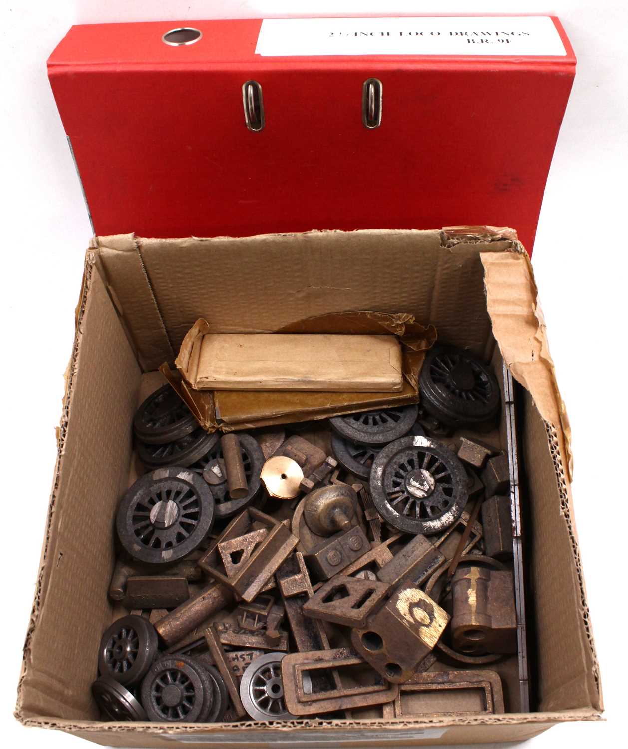 Lot 59 - One box containing a quantity of castings for...