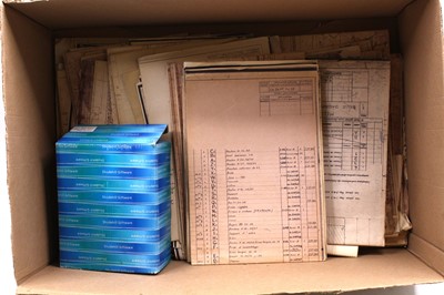 Lot 24 - A collection of 3½" gauge castings and plans...