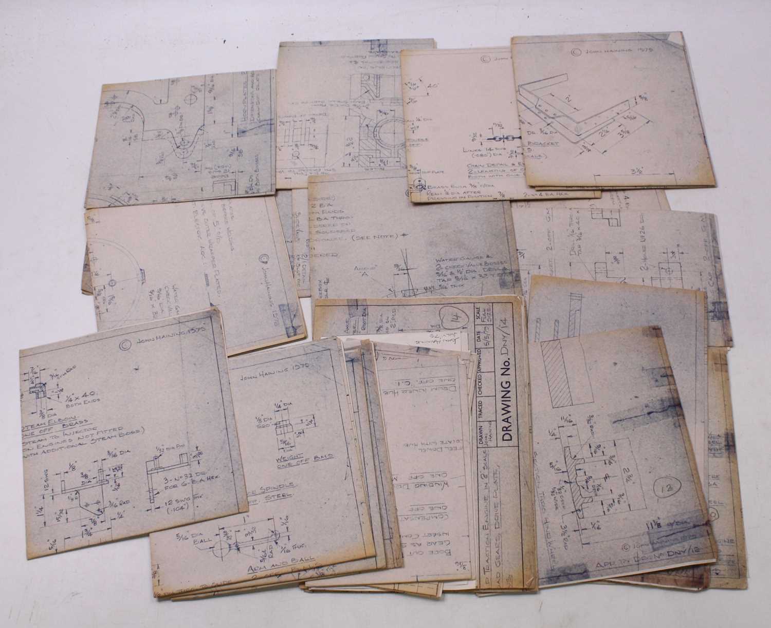 Lot 86 - A quantity of John Haining Durham & North...