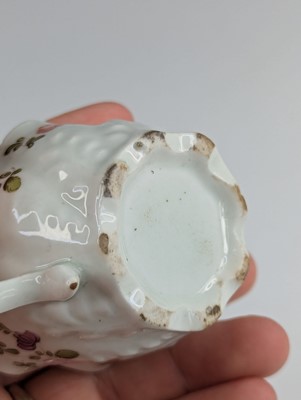 Lot 2034 - A Lowestoft porcelain cream jug, circa 1790,...