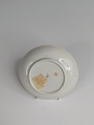 Lot 2043 - A Lowestoft porcelain saucer, circa 1780,...
