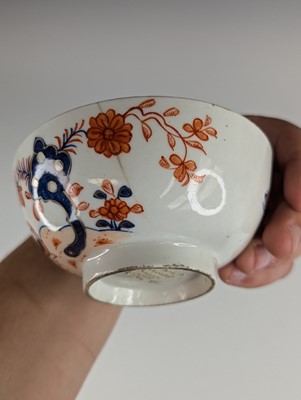Lot 2043 - A Lowestoft porcelain saucer, circa 1780,...