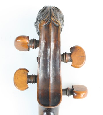 Lot 641 - A Continental violin, having a two-piece maple...