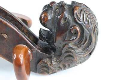 Lot 641 - A Continental violin, having a two-piece maple...
