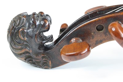 Lot 641 - A Continental violin, having a two-piece maple...