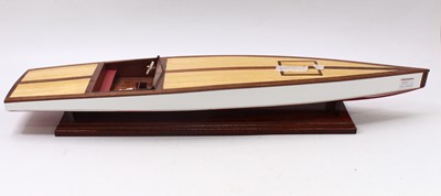 Lot 121 - Well made stationary model of a Slipper Launch,...