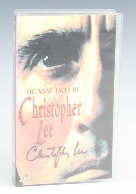 Lot 27 - The Many Faces of Christopher Lee, VHS...