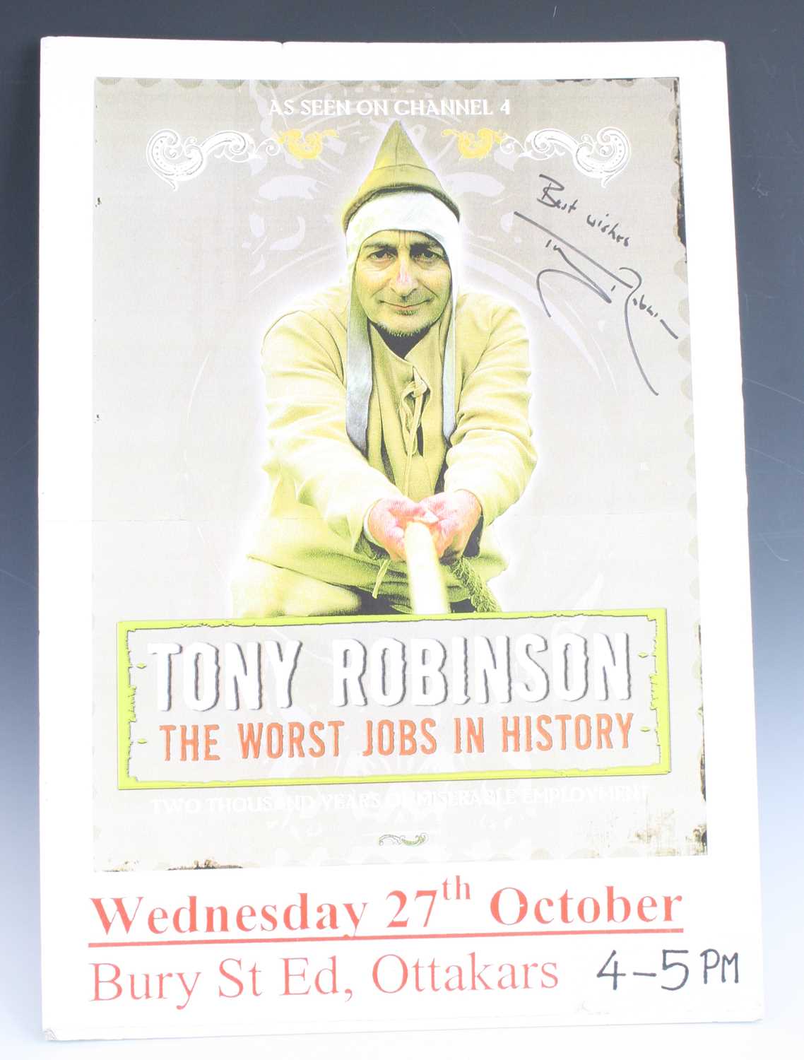 Lot 31 - Tony Robinson The Worst Jobs In History...
