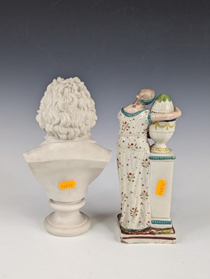 Lot 2065 - A Staffordshire pearlware figure of Andromache,...