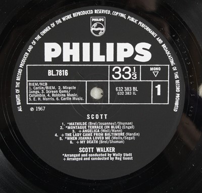 Lot 530 - Scott Walker - Scott, Philips BL 7815, mono,...